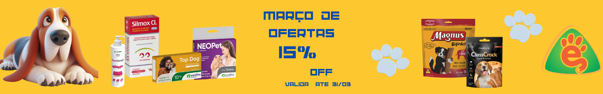 março de ofertas