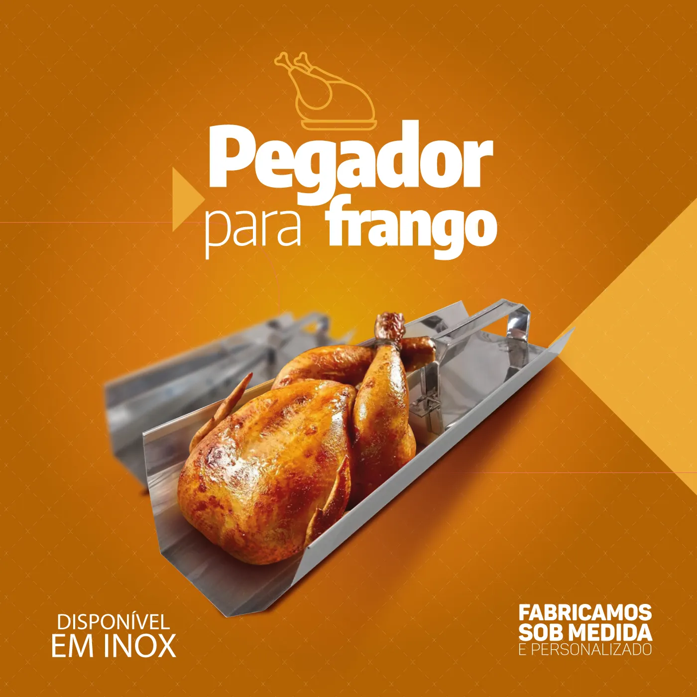 Pegador para frango assado mobile