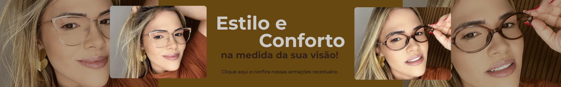 Oculos para grau Full Banner