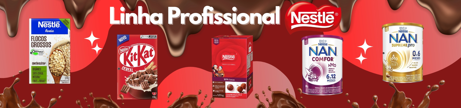 Banner Linha Profissional Nestlé
