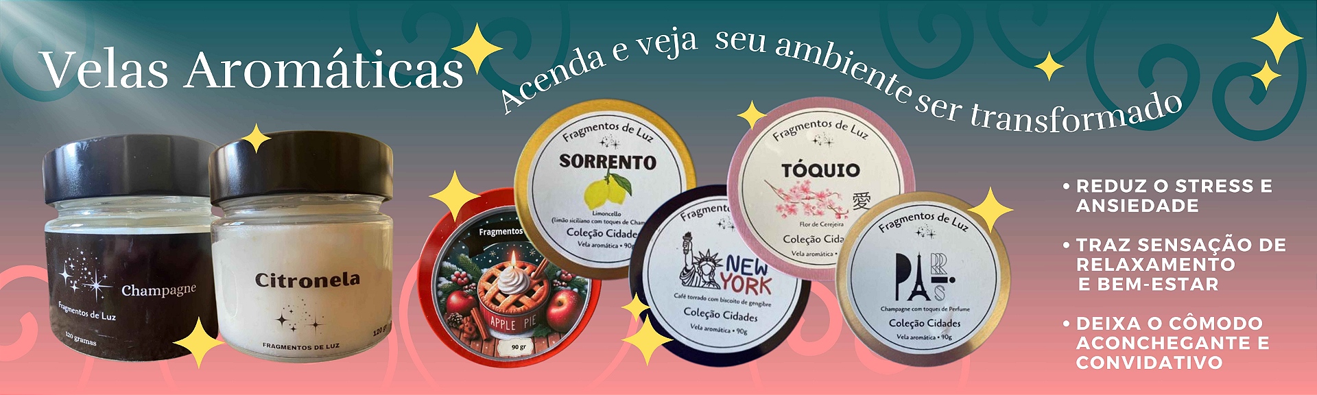 Banner Velas Aromáticas