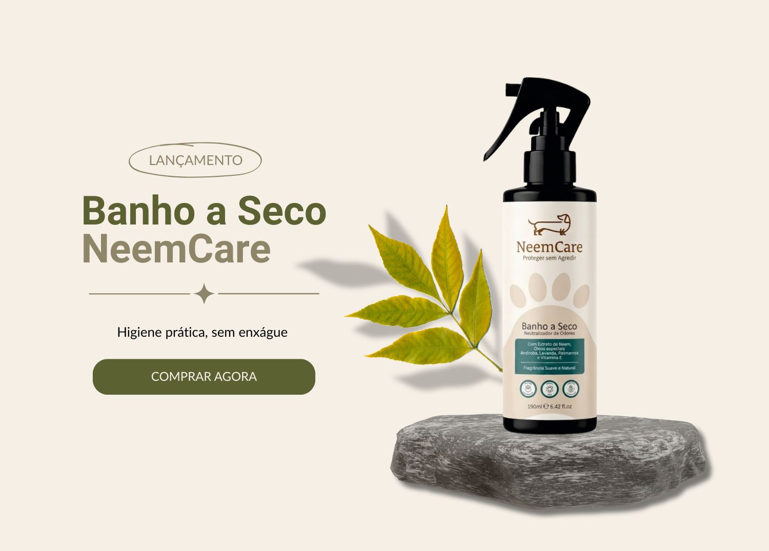 Lançamento Banho a Seco mobile