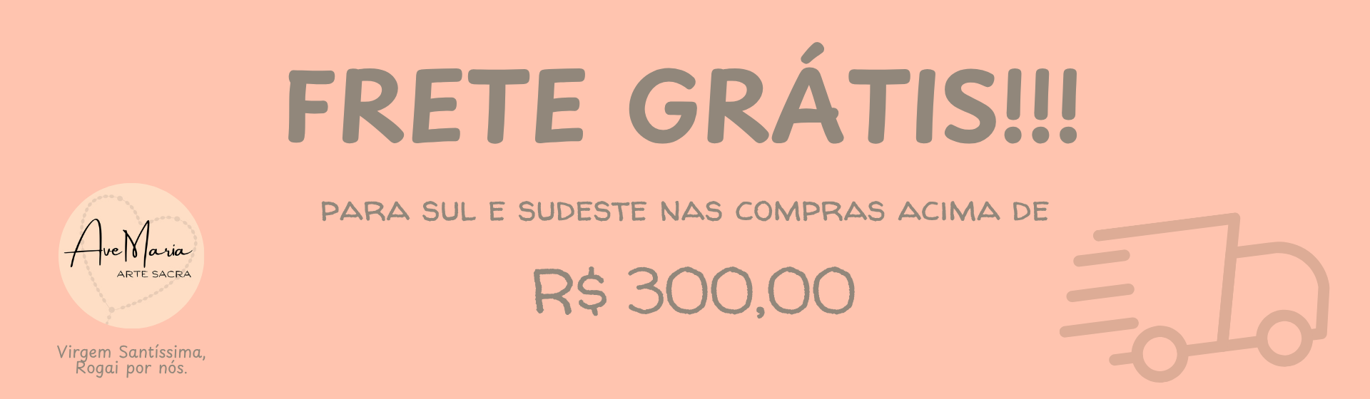 frete gratis 300