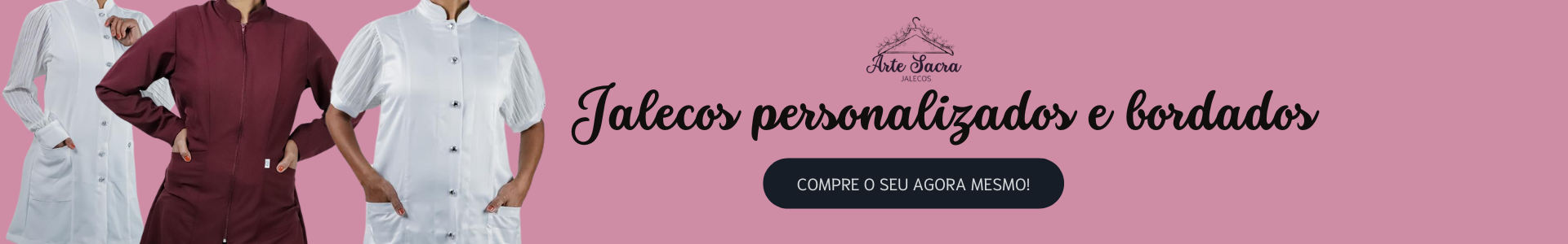 Jalecos Personalizados e com bordado