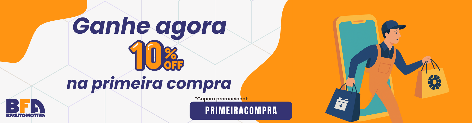 Cupom primeira compra