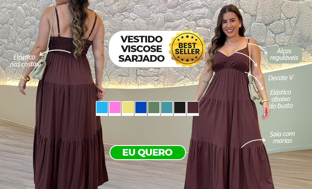 Full banner viscose Marrom mobile