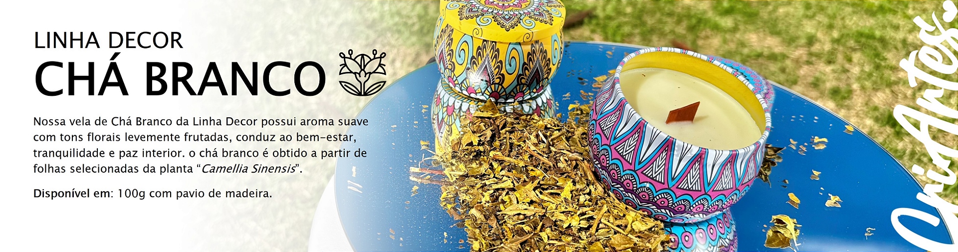 LINHA DECOR CHÁ BRANCO