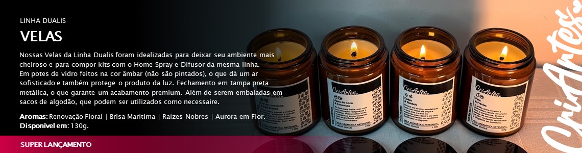 LINHA DUALIS | Vela 130g
