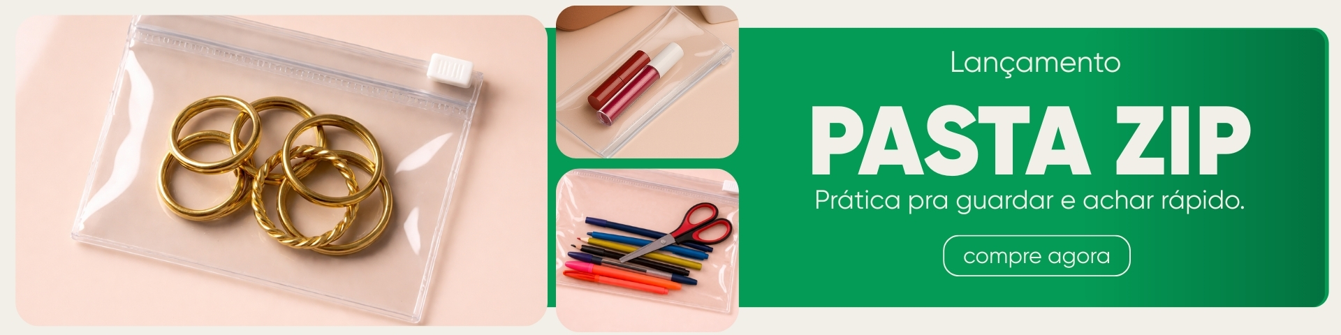 Banner lançamento pasta ZIP
