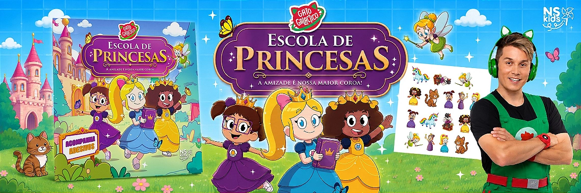 Gato Galáctico Escola de Princesas