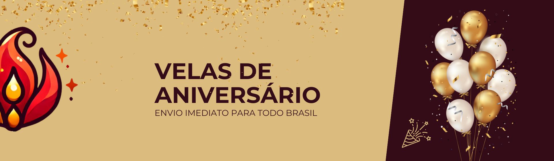 Chama Magica - Banner Bem vindos