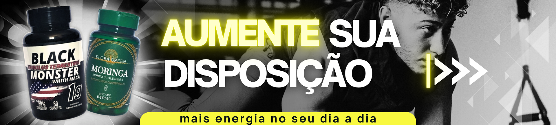 Aumenta Disposição Balck Monster e Moringa Samuvita