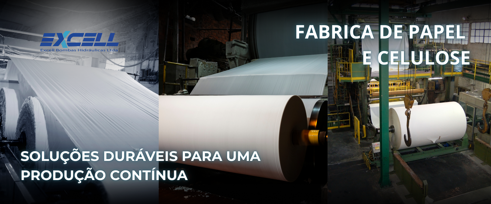 Bombas e peças para Fabrica de Papel