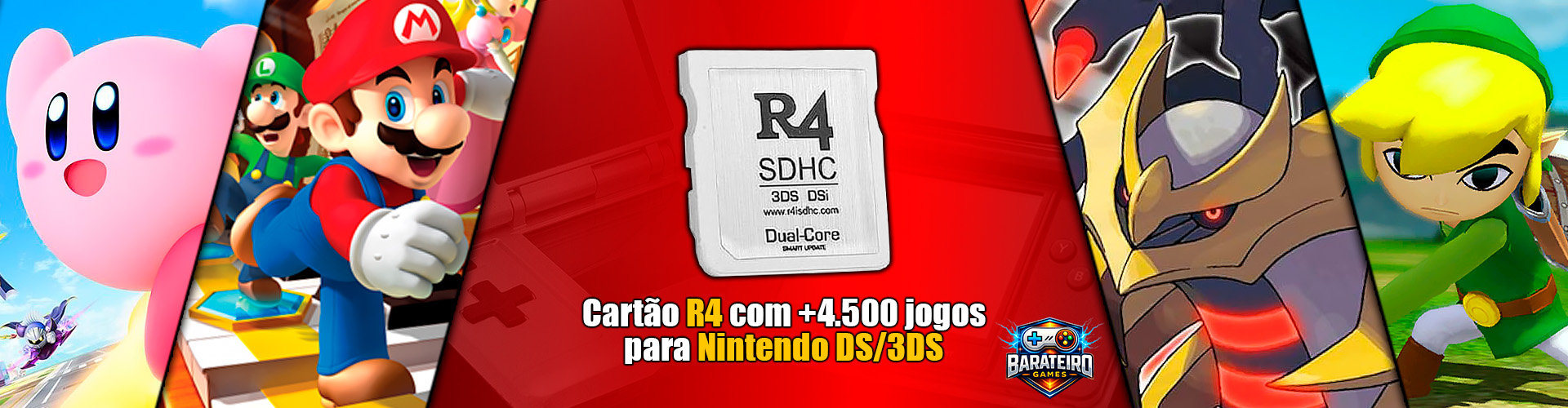 R4 COM 4500 JOGOS