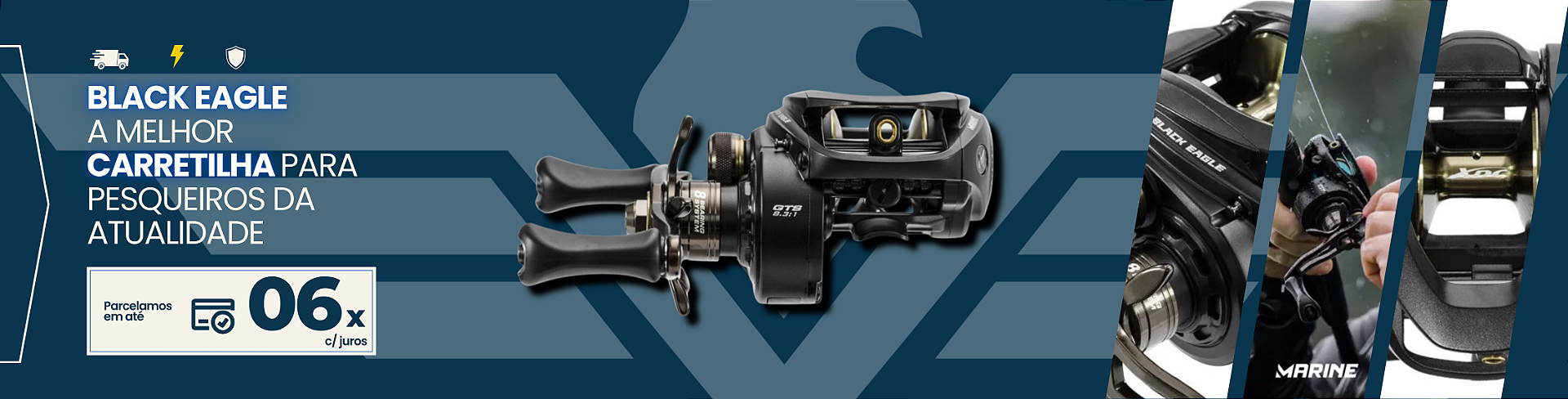 Carretilha Black Eagle GTS