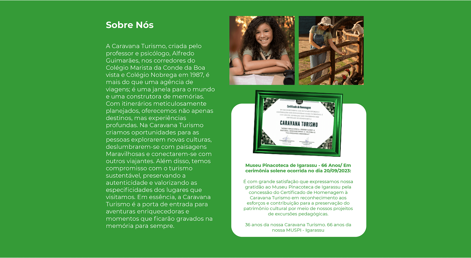 Sobre Nós - Teste