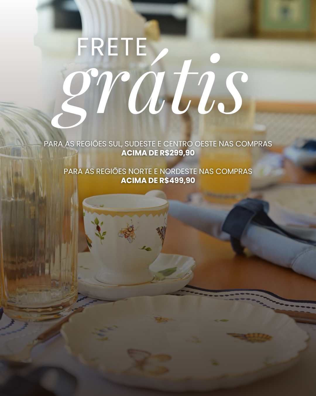 Frete grátis mobile