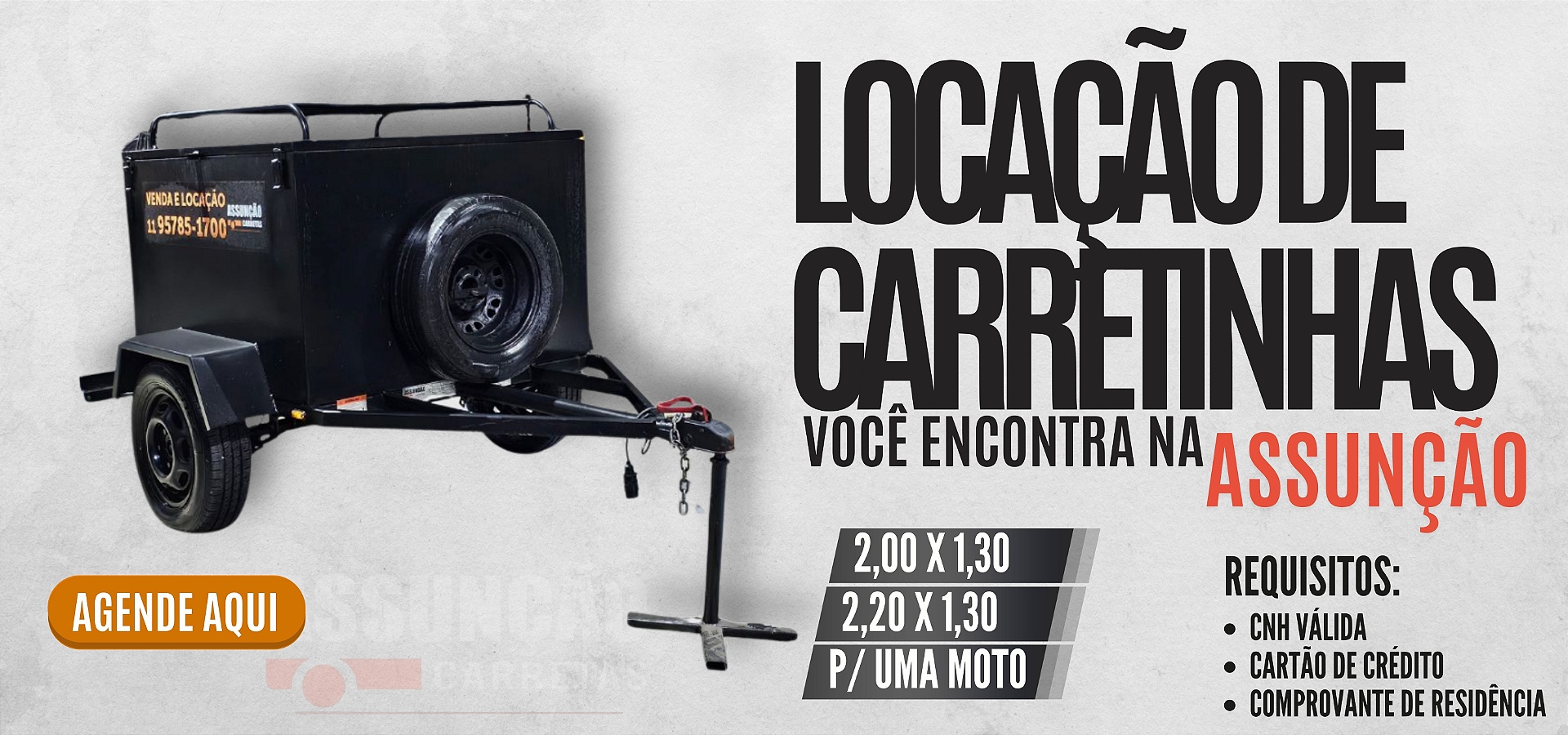 LOCAÇÃO DE CARRETINHA