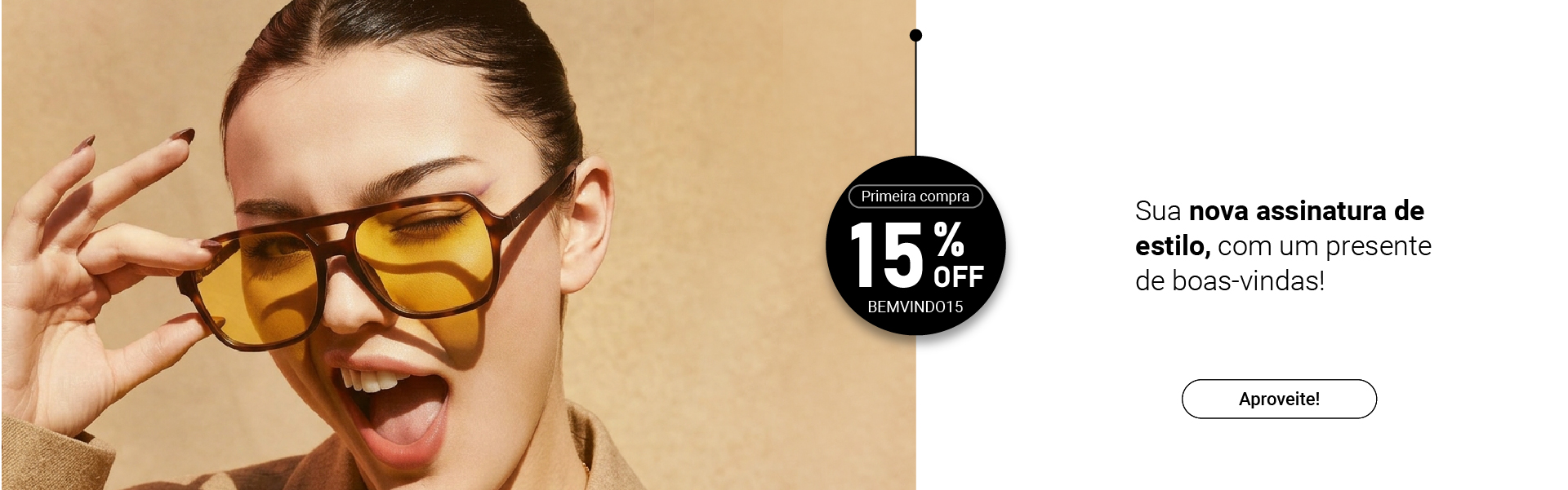 lançamento semana do consumidor 15% primeira compra