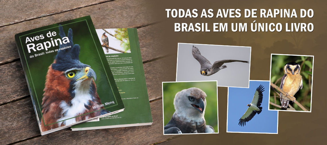 Livro Aves de rapina do Brasil: todas as espécies