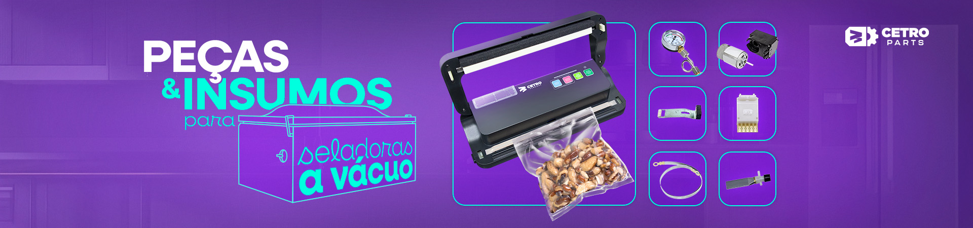 Peças Seladoras a Vácuo @Desktop