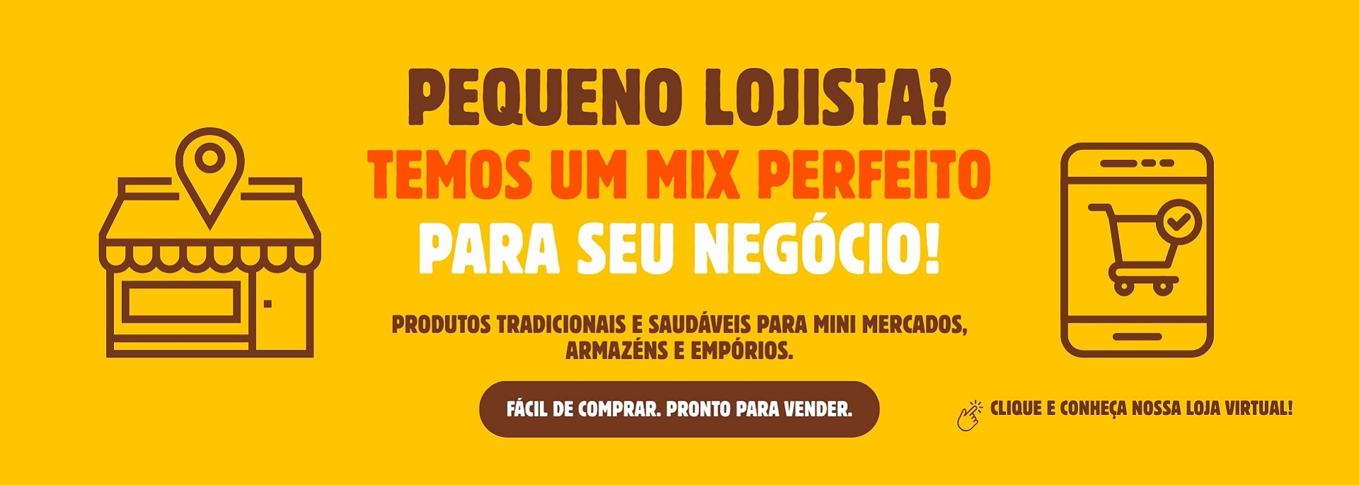 Banner pequeno lojista