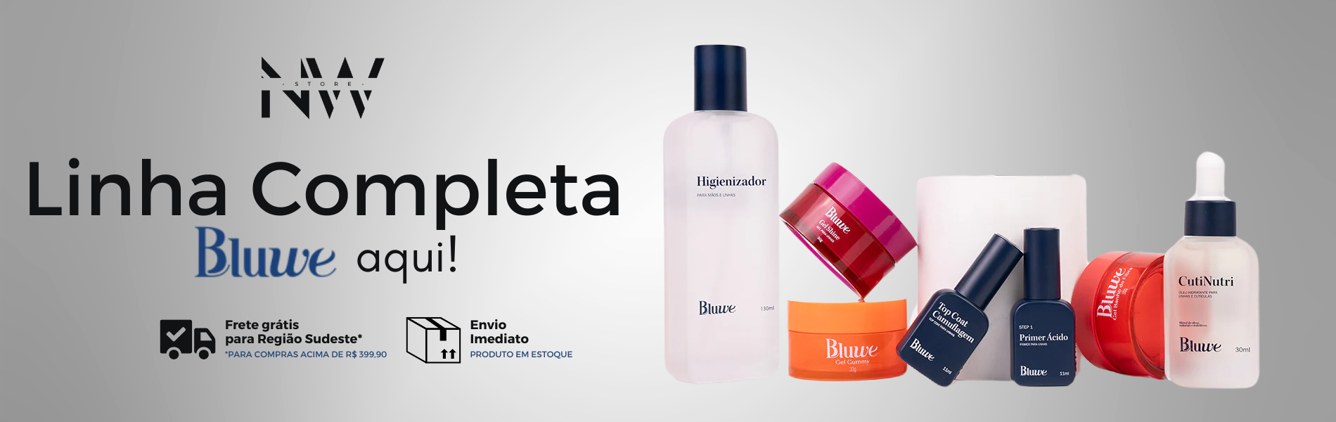Linha completa Bluwe