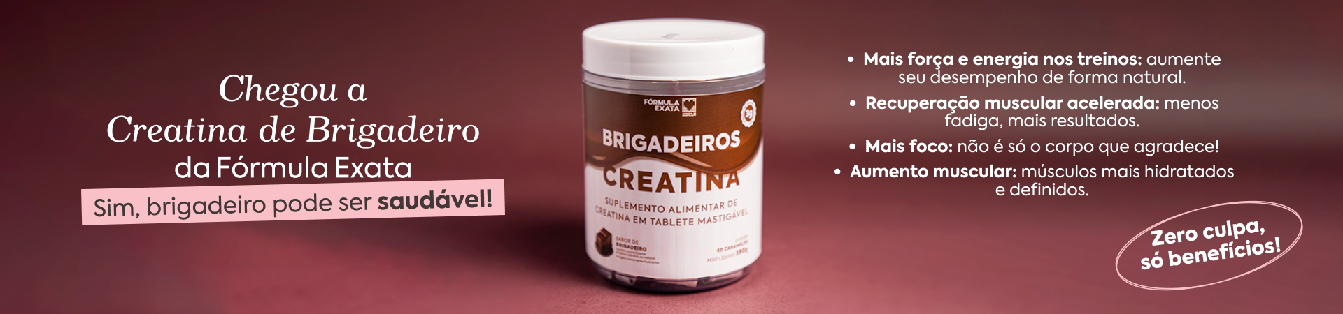 Brigadeiros de Creatina