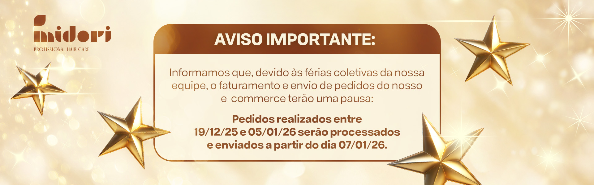 Recesso Fim de Ano 2025