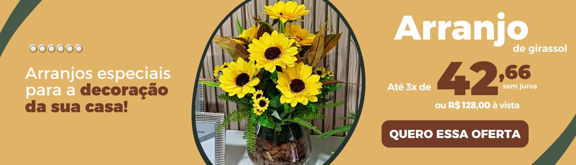 Arranjo Flor Amarela