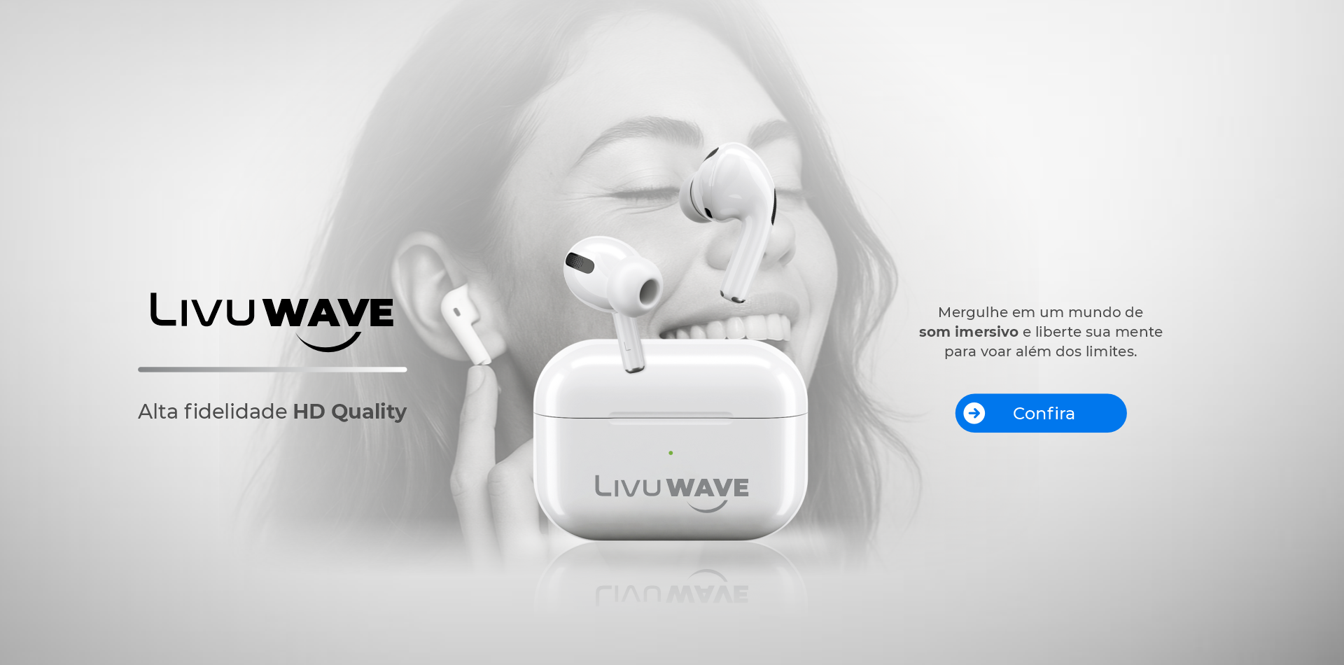 Fone de Ouvido Livu Wave