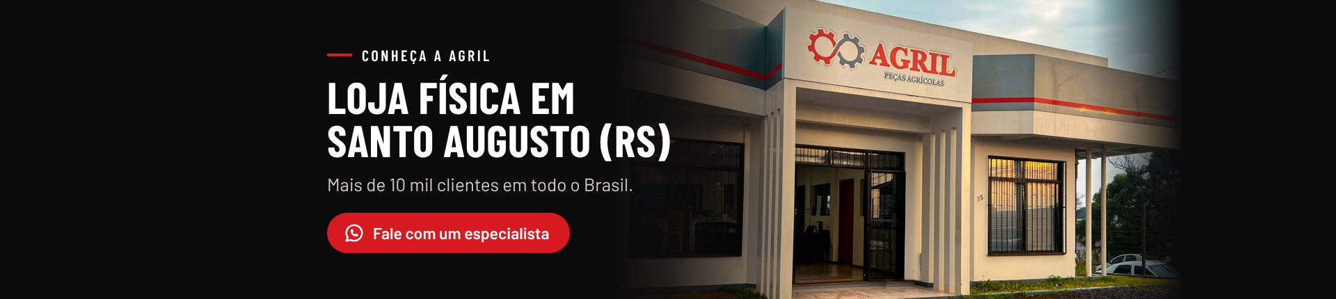 Loja física Agril em Santo Augusto RS