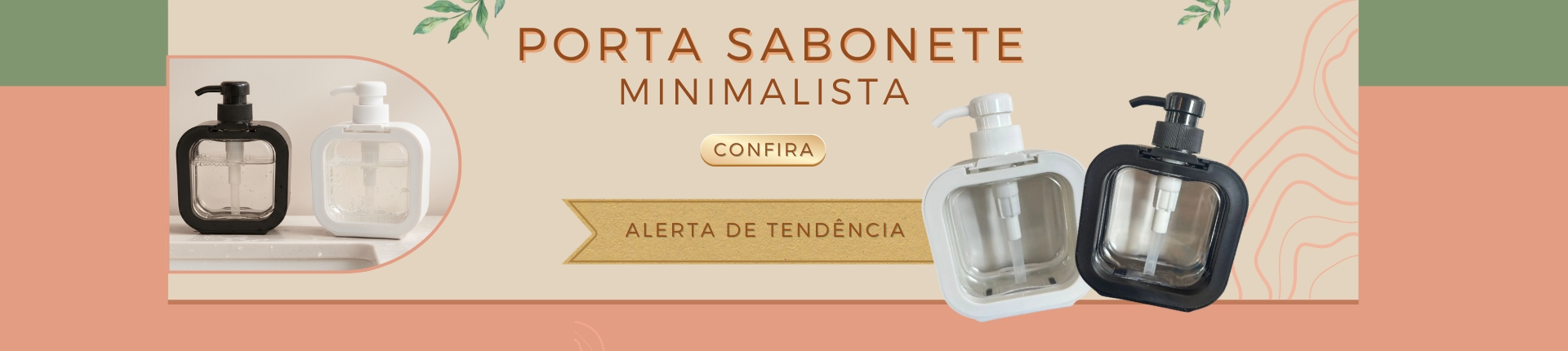 Banner Frascos Minimalista Sabonetes ESS