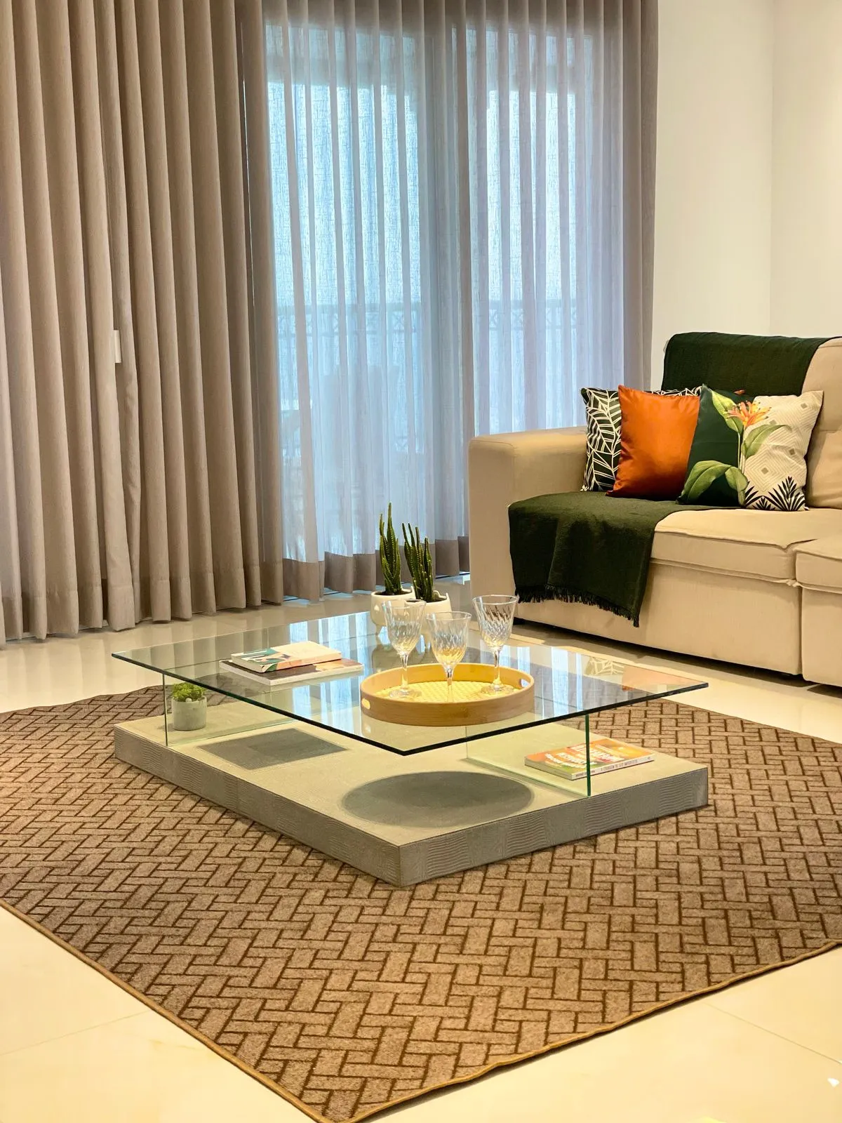 Tapete para Sala de Estar e escritório 2,00X1,50