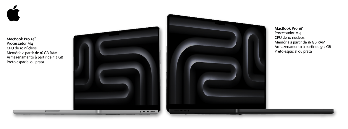 MacBook Pro 14 e 16 M4