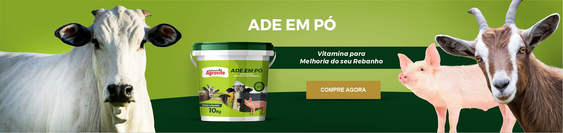 ADE EM PÓ - Vitamina para Melhoria do seu Rebanho