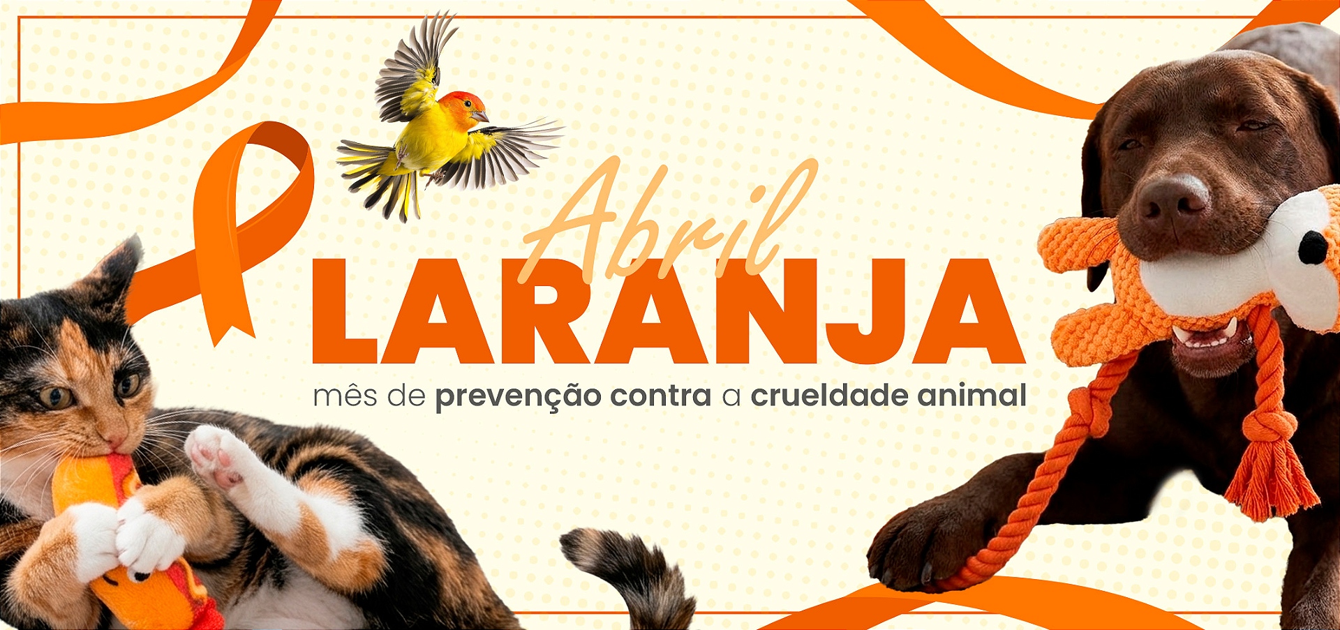 [mobile] Banner Mobile Abril Laranja