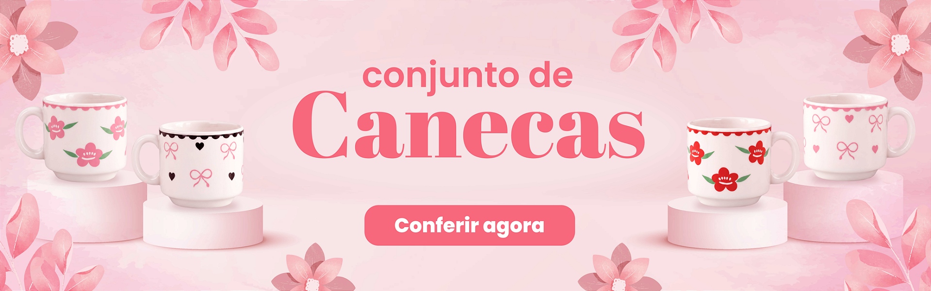 conjunto de caneca