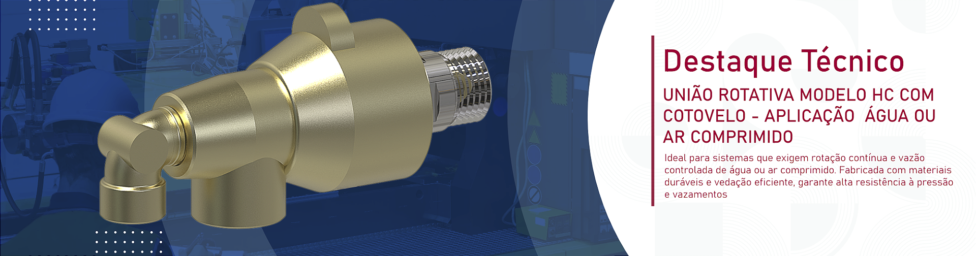 UNIÃO ROTATIVA MODELO HC COM COT A-R