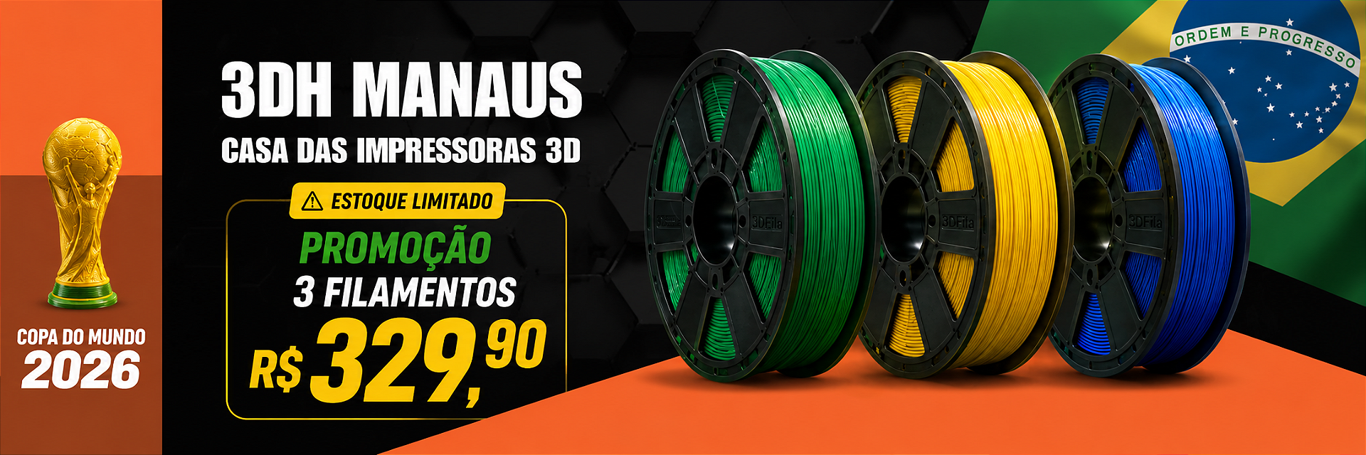 Promoção 3 unidades