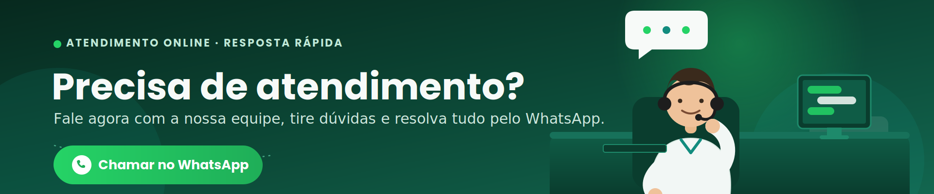 Tire todas as duvidas com nossos consultores pelo whats