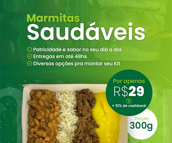 Marmitas R$29 mobile