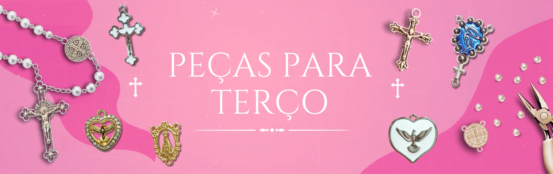 Peças para terço