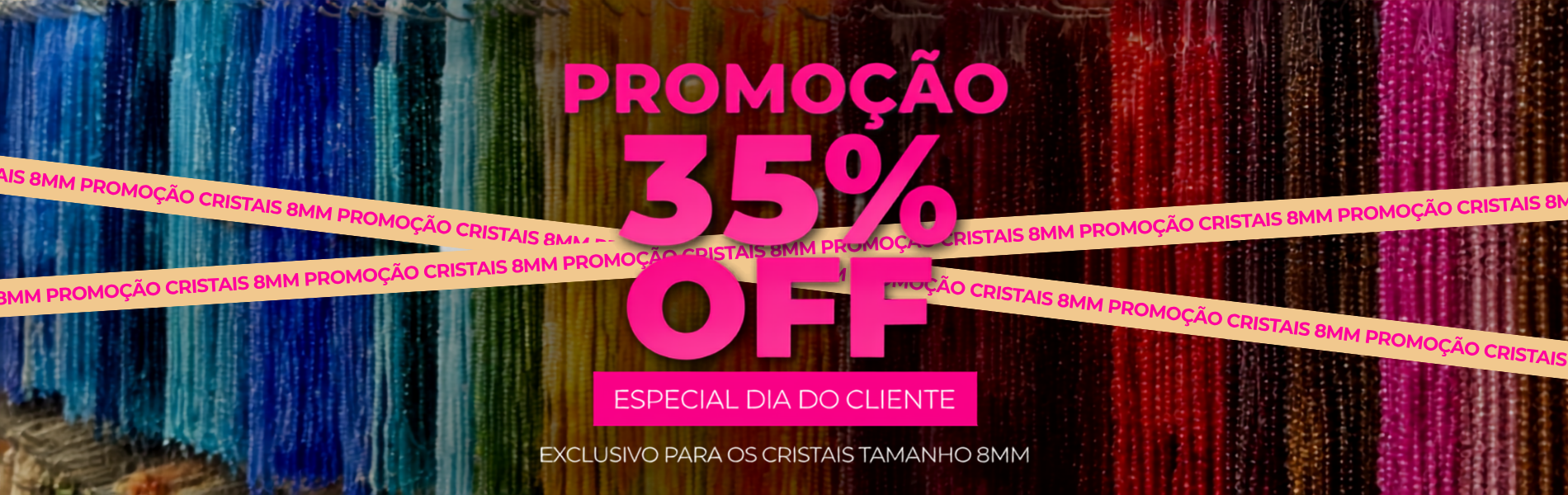 Promoção cristais 8mm