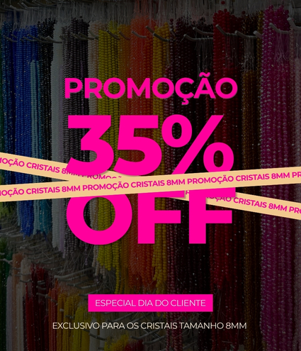 Promoção cristais 8mm