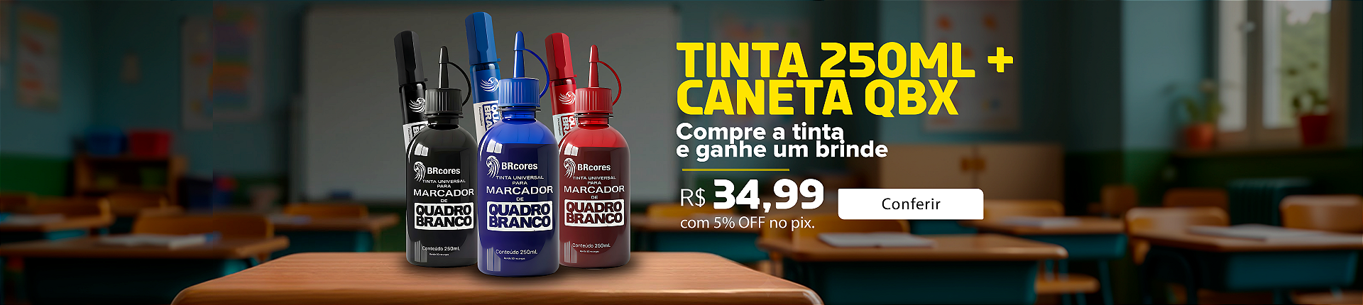 Caneta QBX - 250ml Brinde