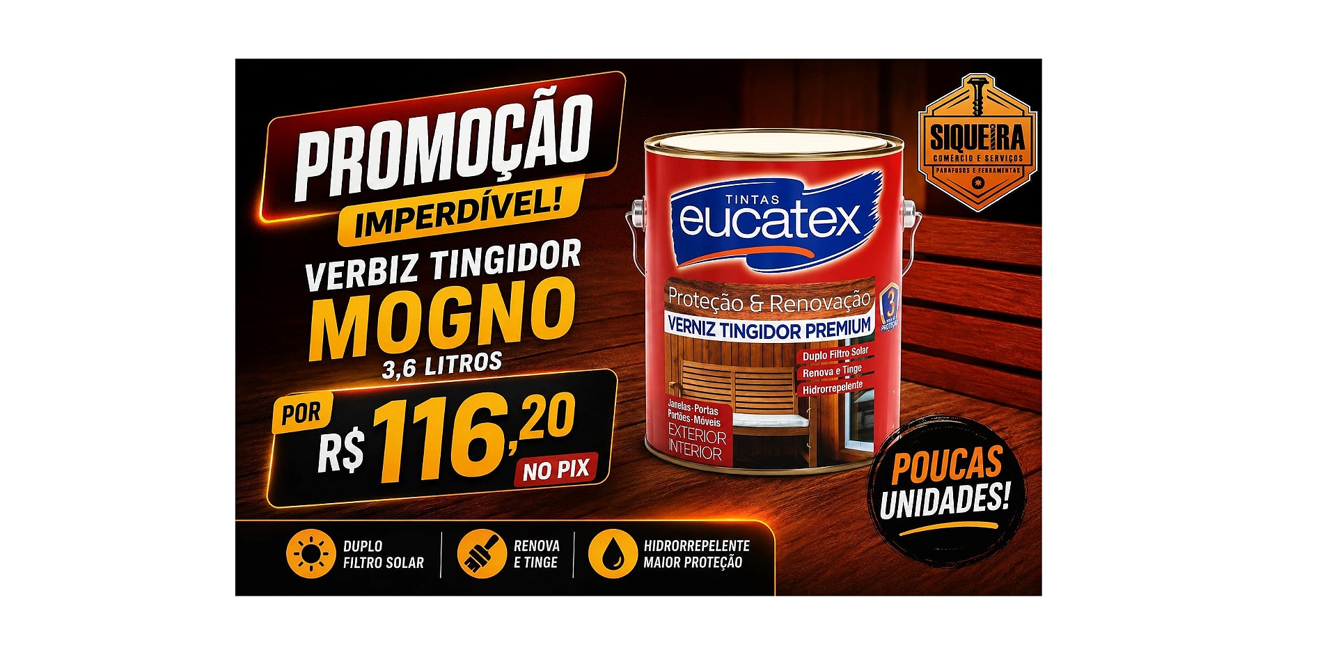 Promoção Relâmpago Eucatex