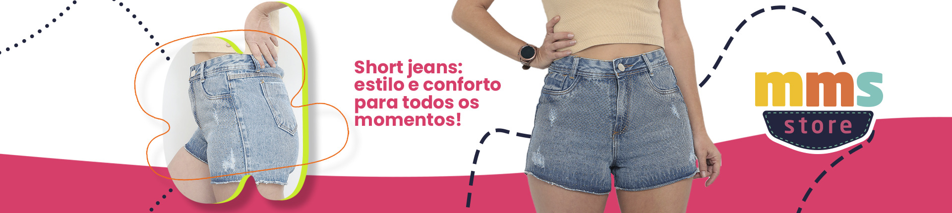 BANNER FULL SHORTS FEMININO