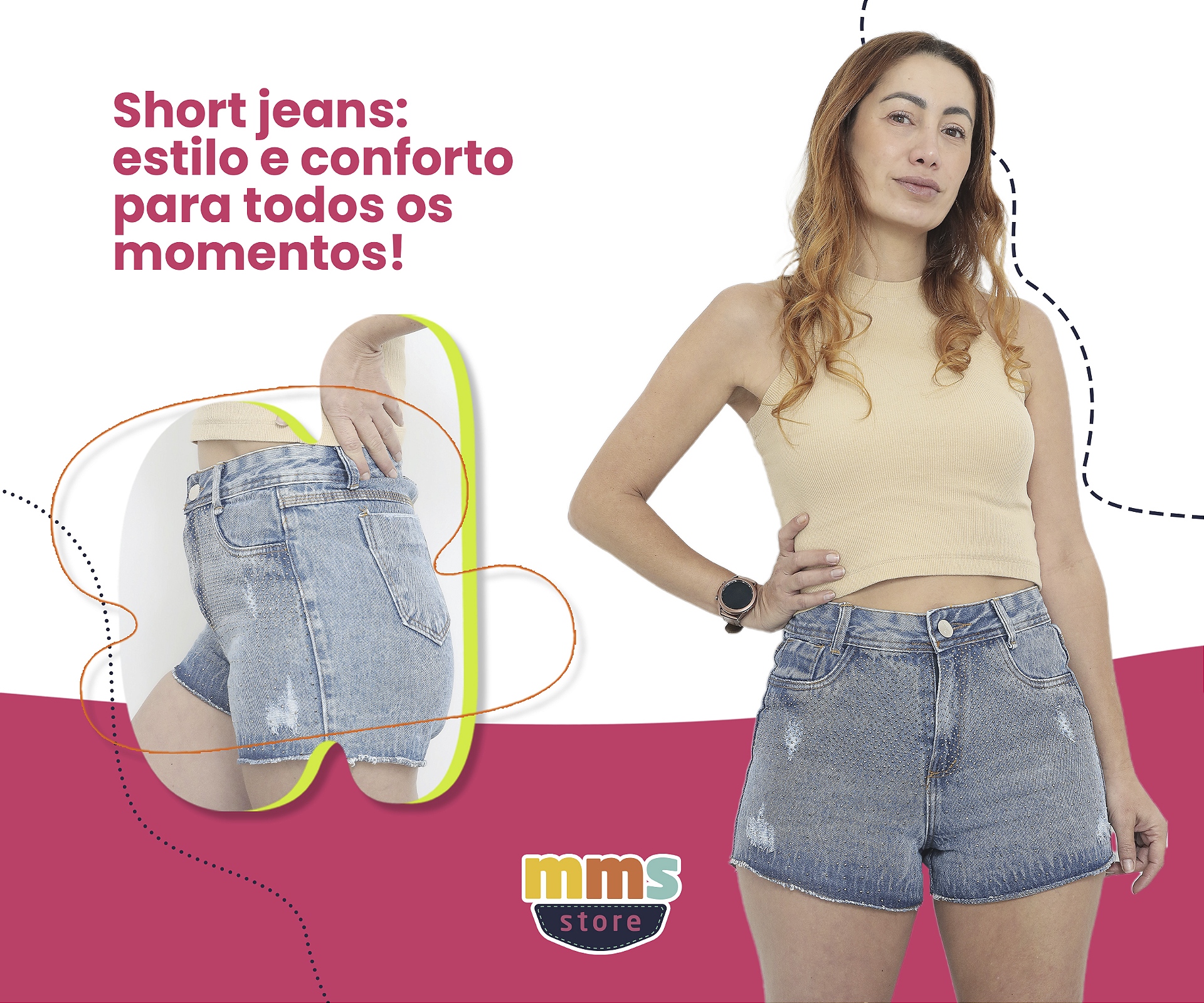 BANNER FULL SHORTS FEMININO mobile