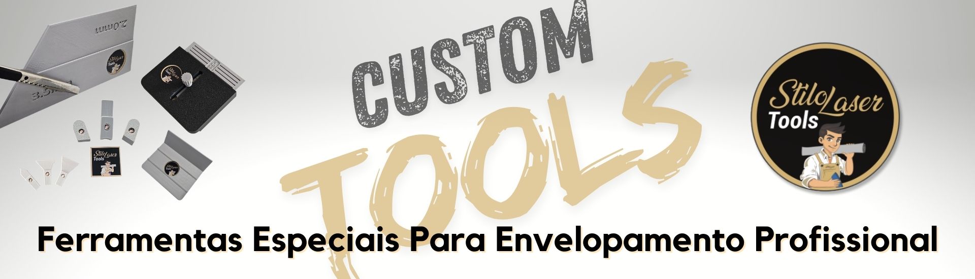 ferramentas para envelopamento decorativo